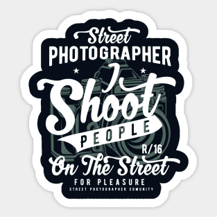 Street Photographer Sticker